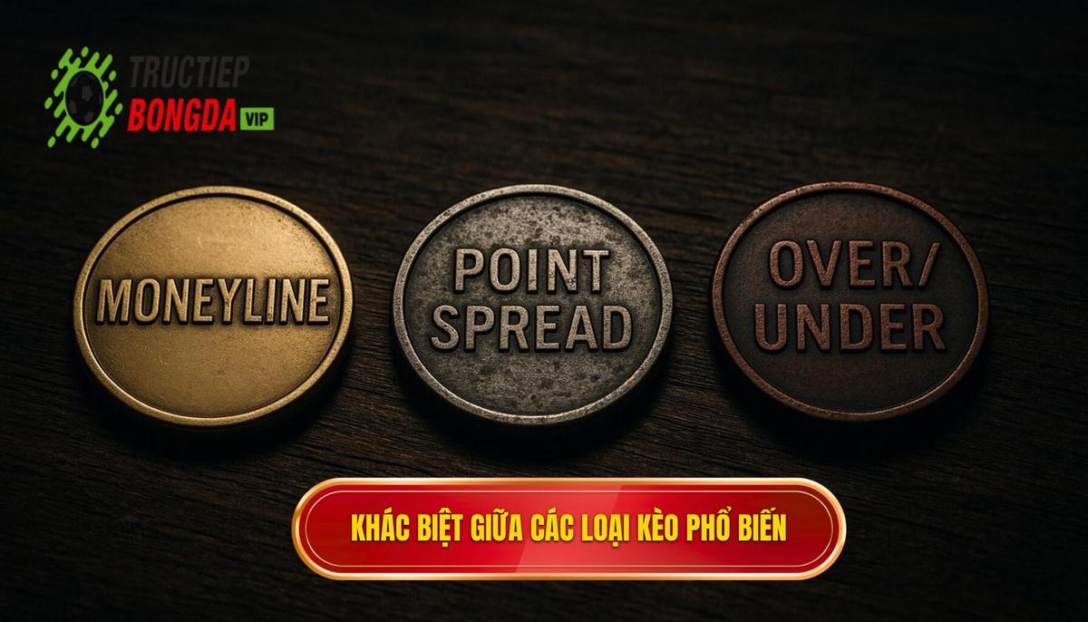 Phân tích sự khác biệt giữa các loại hình kèo phổ biến