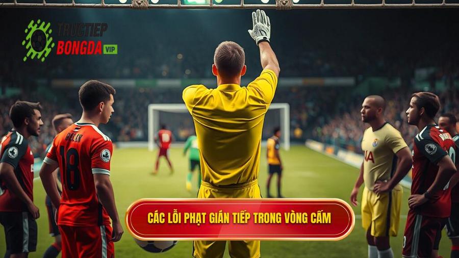 2. Các lỗi phạt gián tiếp trong vòng cấm