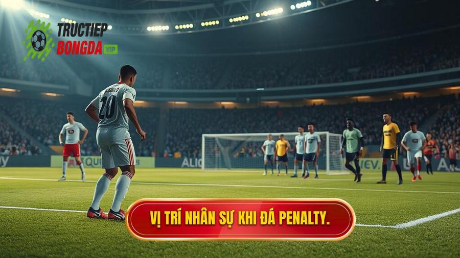 2. Vị trí nhân sự khi đá Penalty.