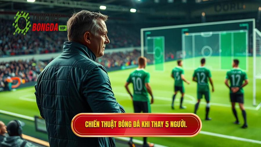 3. Chiến thuật bóng đá khi thay 5 người.