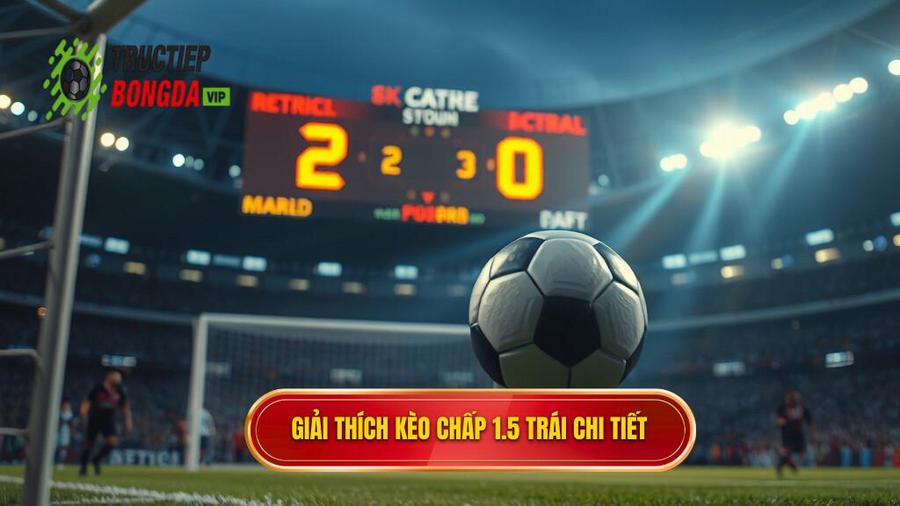 Hiểu rõ bản chất kèo chấp 1.5 trái là gì?