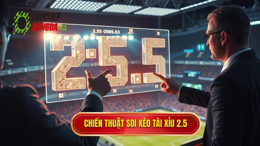 Chiến thuật soi kèo tài xỉu 2.5 toàn trận từ chuyên gia