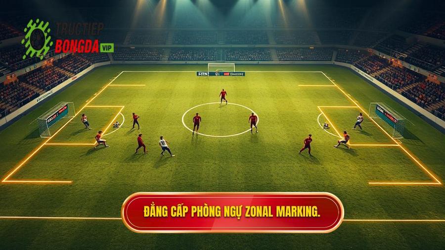 Kỹ thuật phòng ngự zonal marking: Nghệ thuật phòng ngự khu vực